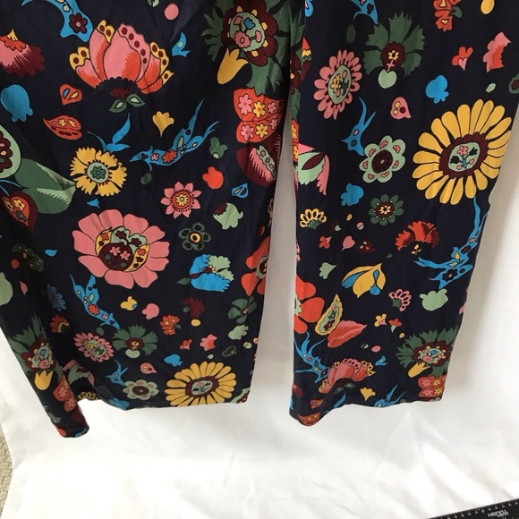 Boden Icons Evelyn Jumpsuit Us Size 2 Blue Floral - Picture 10 of 15